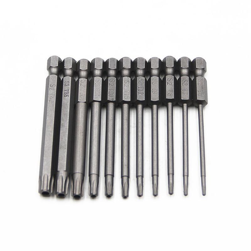 50/70/100mm Multi-Size Security Screwdriver Bit Set - Tamper-Proof, Durable Hex Shank Drill Bits for DIY and Professional Use