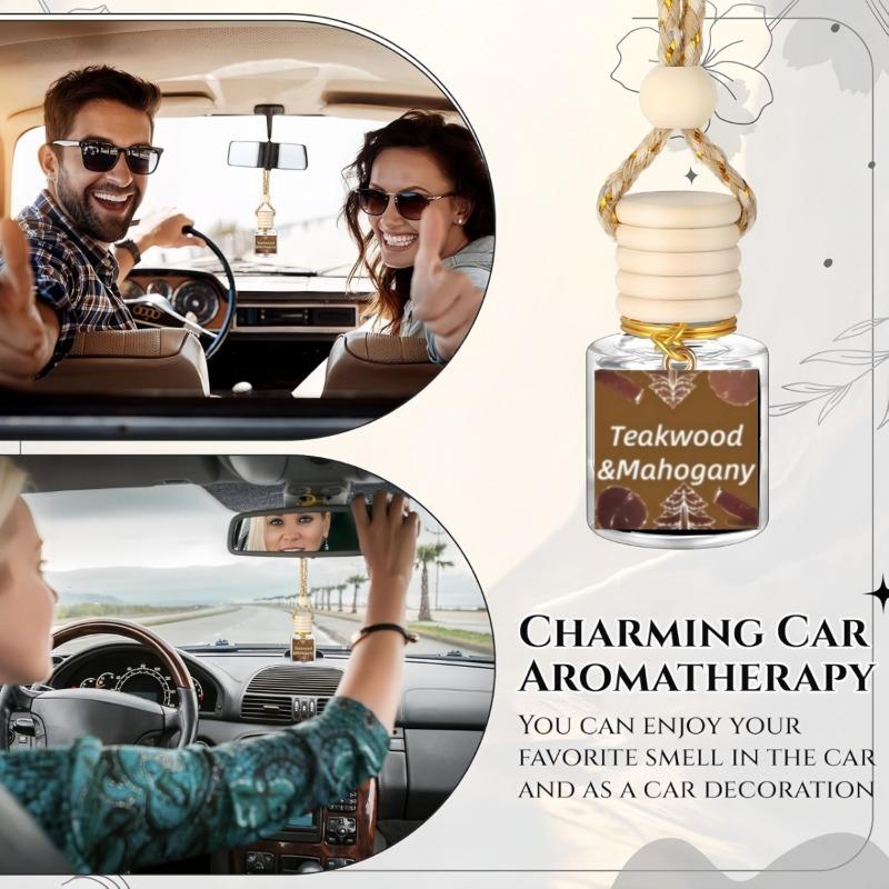 3Pack Car Air Fresheners Hanging Scent Oil Diffuser,8ML Nature Frangrance Friut Juciy Perfume Last Long Time With Three Scents For Car & Live Gifts