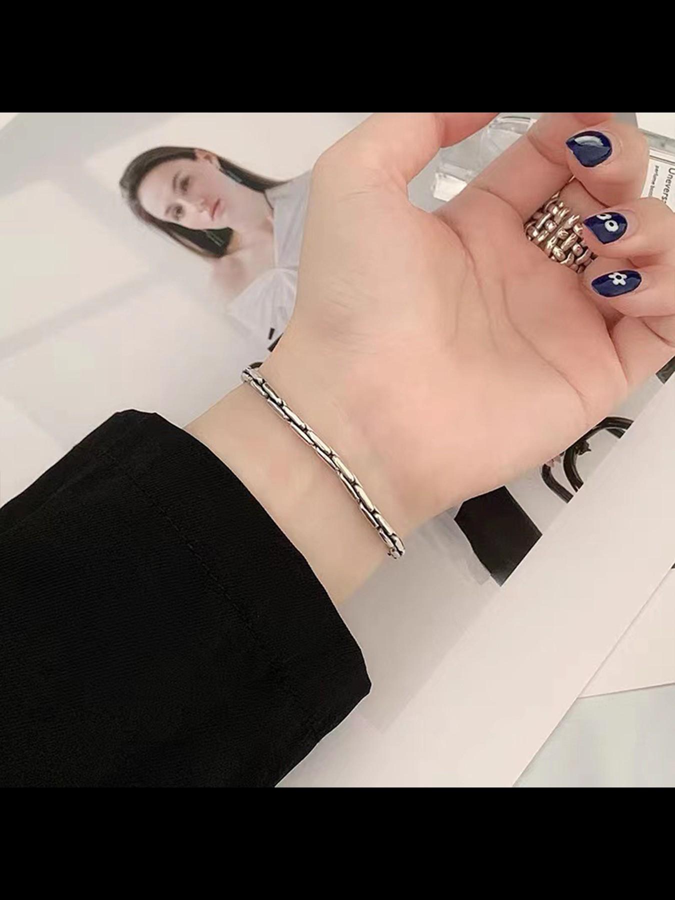 New Men's Hand Chain Six-Character Mantra Jambhala Rope Bracelet, Ancient Trendy Ethnic Style, Handmade Fashion Art Jewelry