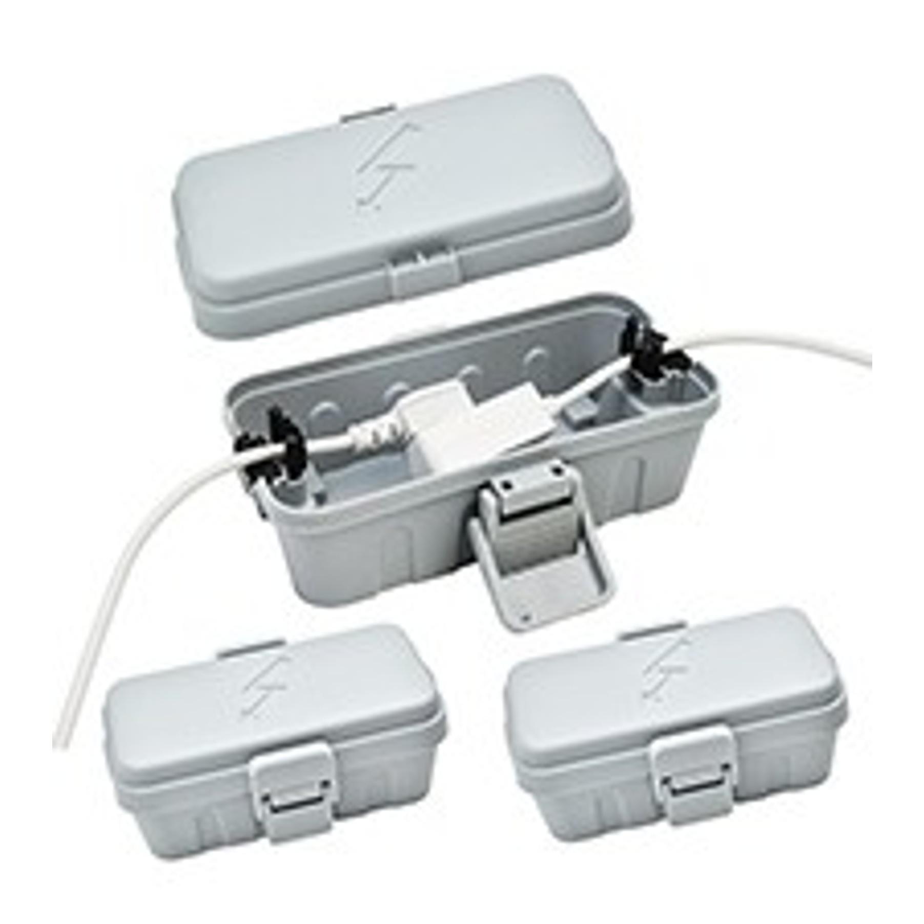 Large Outdoor Electrical Box(12.5x8.5x5inch),IP54 Waterproof Outdoor Outlet Covers,Weatherproof Extension Cord Covers Protect Outlet,Plug,Timer,Power Strip,Holiday Light,Grey