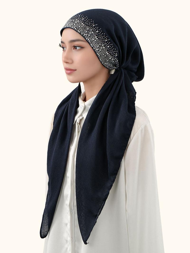 Your Ramadan/Eid hijab just got easier ✨ Instant khaki Modest hijab with sparkly rhinestones—stretchy, no-fuss, and the ideal glam touch for any festive fit. Add this to cart STAT!