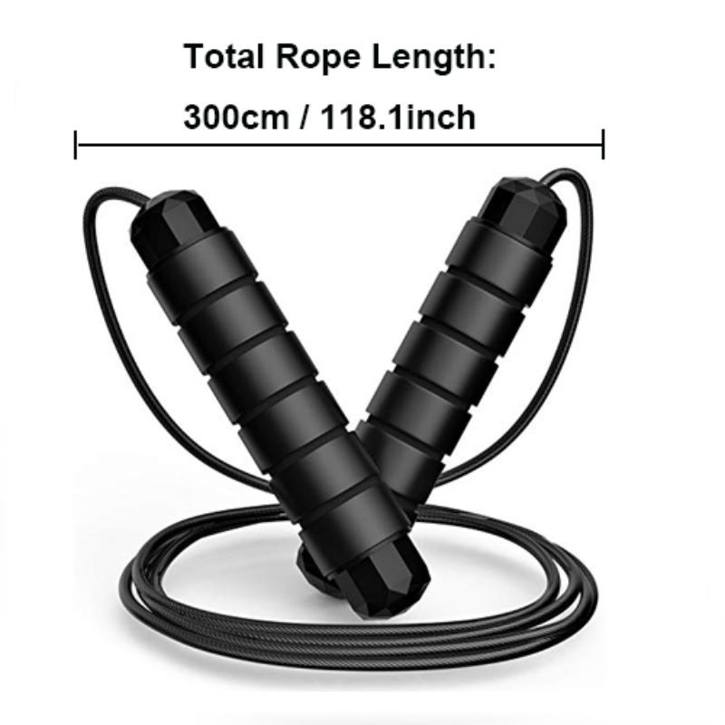 Fitness Jump Rope, Skipping Ropes, Tangle-Free Smooth Jumping Rope, High-Efficiency Fat Burning Exercise Tool, Ideal for School Workouts & Fitness Enthusiasts