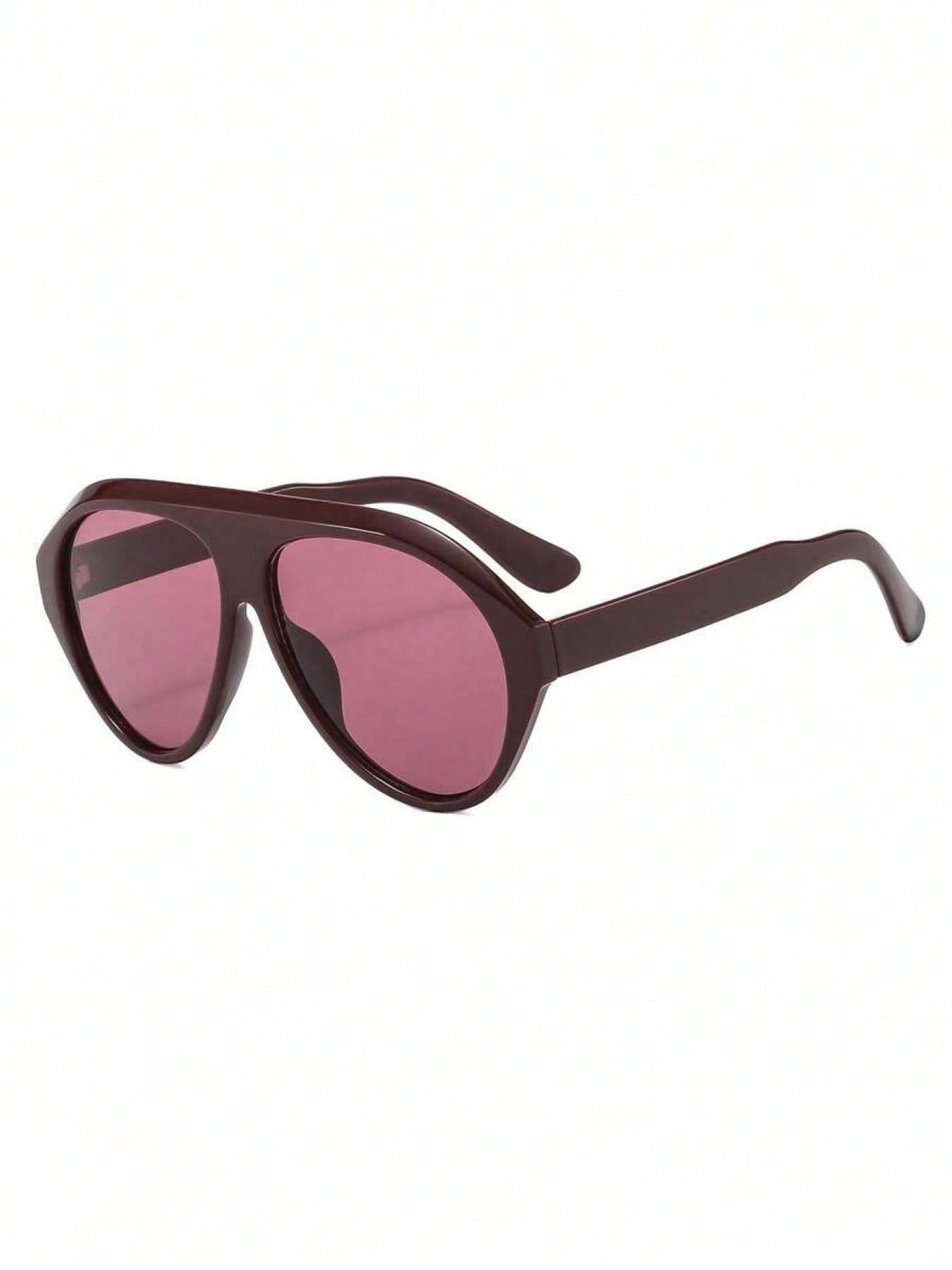 Unisex Pilot Sunglasses, Large Frame, Casual Style, PC Material, All-Seasons Wear, Ideal for Outdoor Activities, Gifts & Photography Props