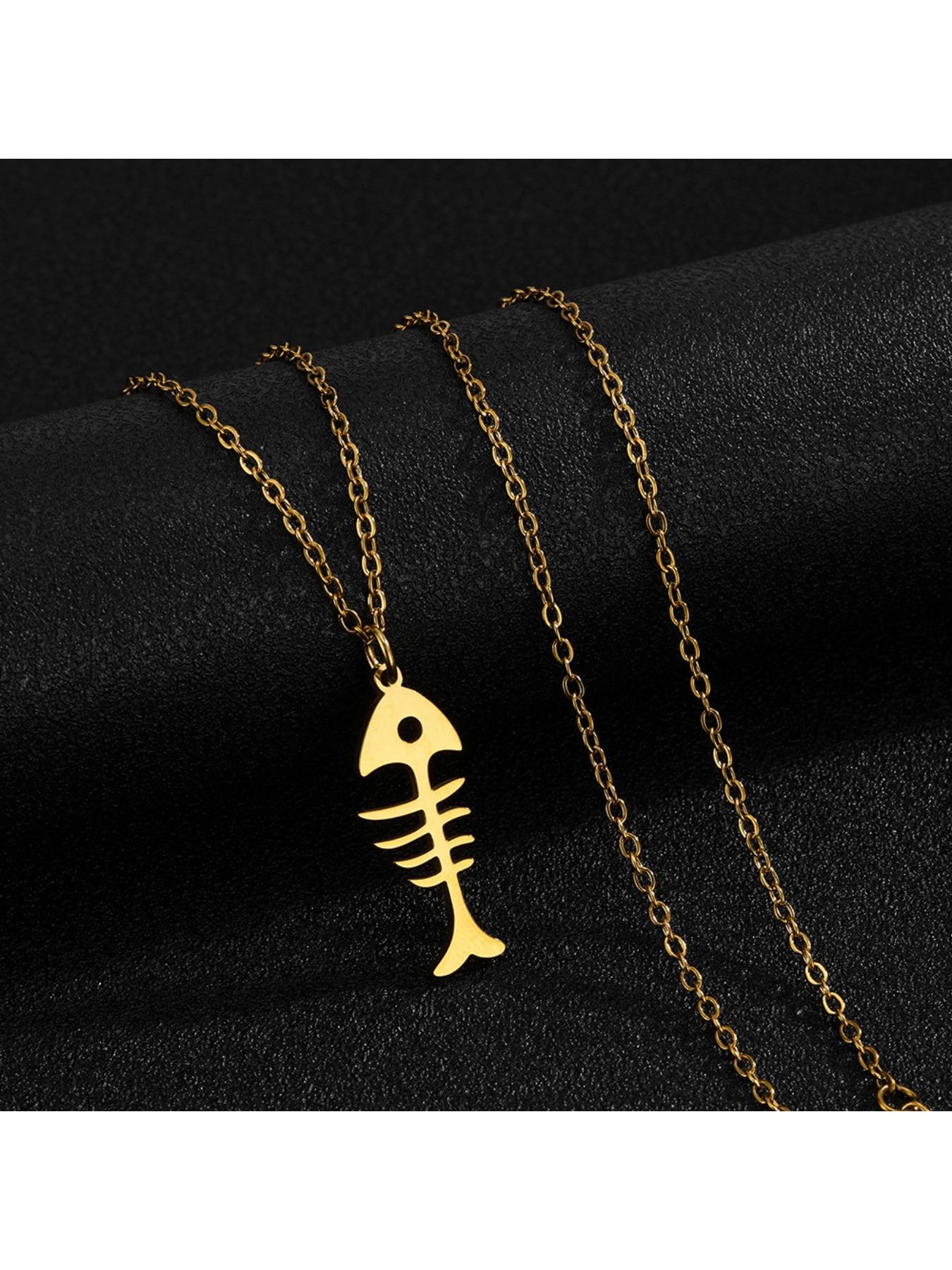 Trendy Fishbone Earrings - Fashion Stainless Steel Accessory for All Outfits