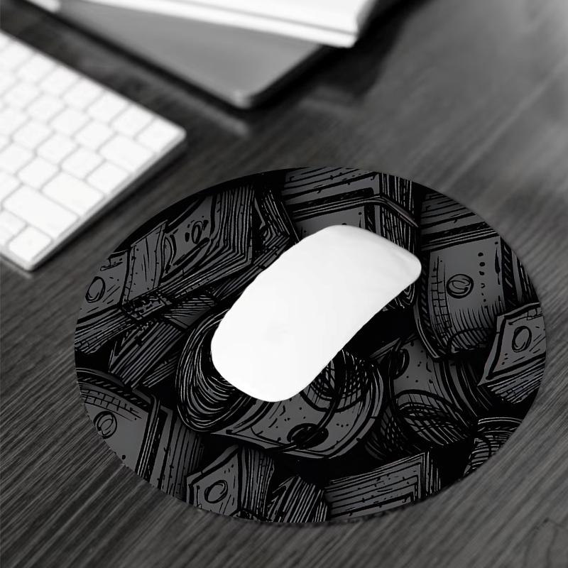 Money Pattern Desk Mat, Large Gameing Mouse Pad, Aesthetic Desktop Decoration Protection Pad, Non-slip Work Pad, Suitable for Laptop, Desktop Computer Games, Desktop Accessory