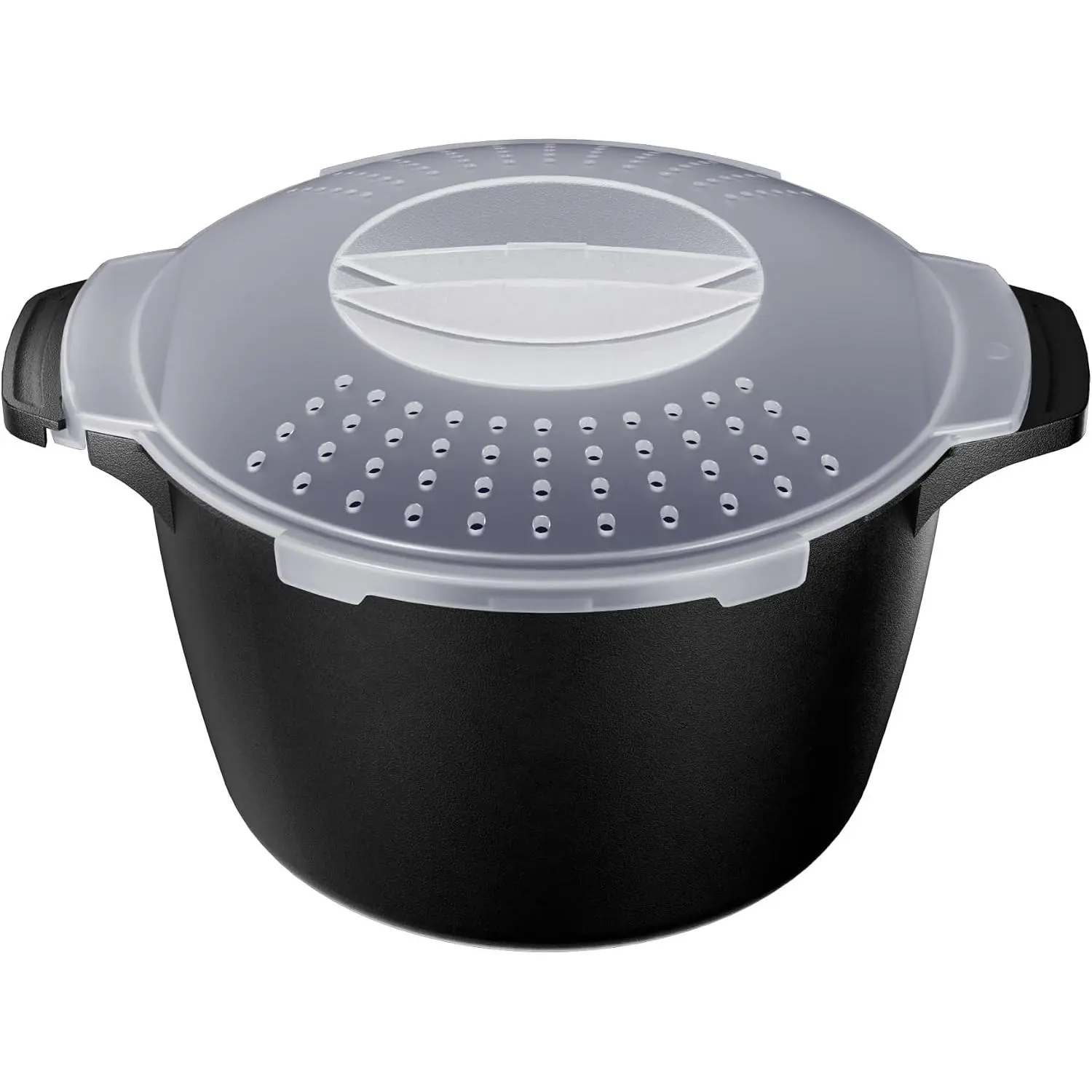 Large Microwave Cookware Steamer 2 Quart Vegetable Cooker for Cooking, Microwave Cooker with Food Container, Removable Filter and Lockab, BPA Free, Dishwasher Safe