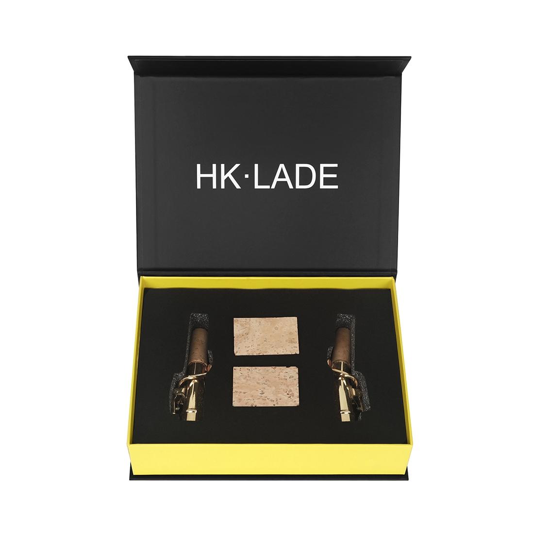 Hk-Lade High-Quality Hk-3 Alto Saxophone Mouthpiece + Cork, Premium Musical Instrument Accessory, Durable Paper Box Packaging