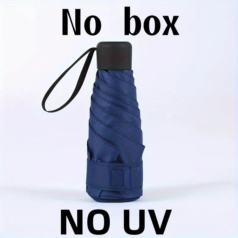 Small parasols umbrella portable pocket umbrella travel portable compact umbrella mini paraguas Very lightweight, suitable for outdoor travel to block sunlight (suitable for one person)