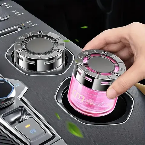 Long-Lasting Car Air Freshener, Solid Scented Wax and Fragrance Tablets, Perfect Car Interior Accessory, Car Deodorizer, Eliminate Odors