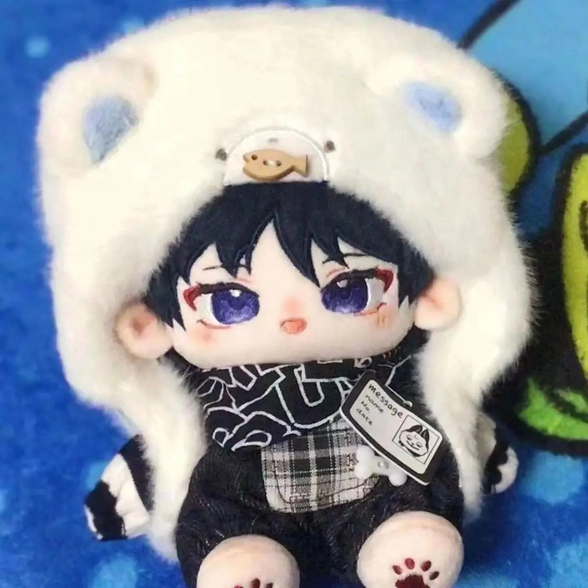 20cm Scaramouche Genshin Impact Plush Toys Wanderer Cosplay Figure Decor Soft Stuffed Dress Up Children Toys Gifts