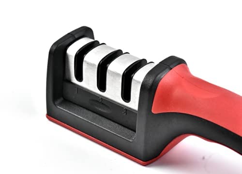 （black）Knife Sharpener - 3 Stage Knife Sharpening Tool