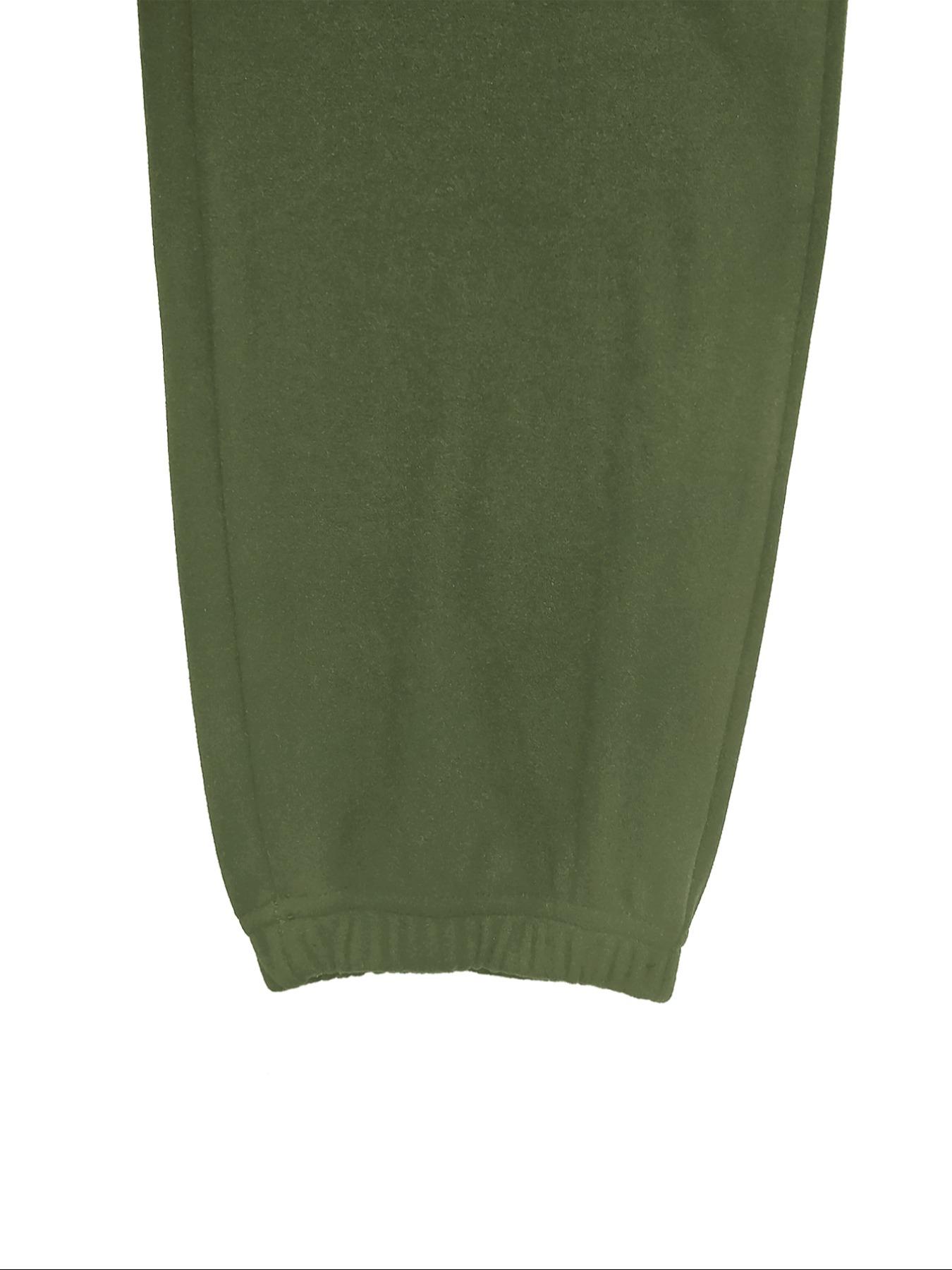 Women's Winter Casual Fitted Two-piece Set, Thick Warm Top & Pants for Home Wear, Simple Plain Design, Perfect for Cold Weather, Womenswear