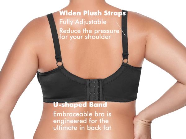 HSIA Enchante Mermaid Scales Unlined Lace Underwire Plus Size Non-padded Full Coverage Bra Set 2 Pack Womenswear Comfort Lingerie