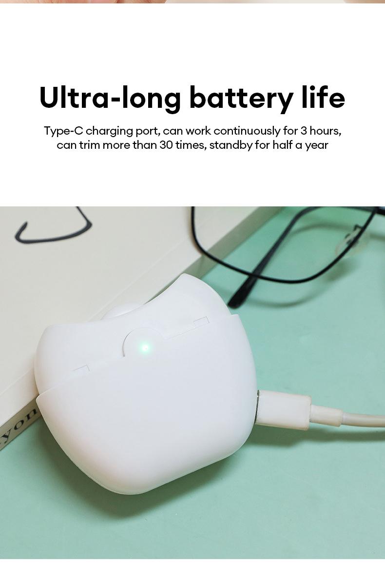 PAXA Electric Nail Clippers with Light, Quiet & Safety Design Automatic Nail Trimmer, Rechargeable Nail Trimmer with Nail Scraps Storage for Home & Travel PAXA Electric Nail Clippers with Light, Quiet & Safety Design Automatic Nail Trimmer, Rechargeable Nail Trimmer with Nail Scraps Storage for Home & Travel