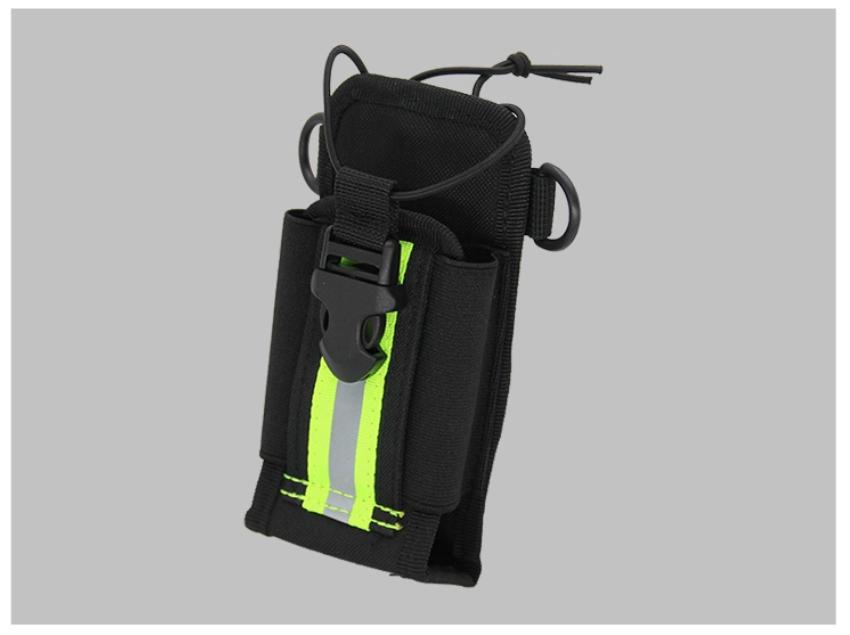 Firefighting Tactical Shoulder Strap Harness, Rescue Team Walkie Talkie Backpack, Universal Adjustable Shoulder Strap Radio Pouch, Walkie Talkie Holster For Portable Radio Holder protect Case