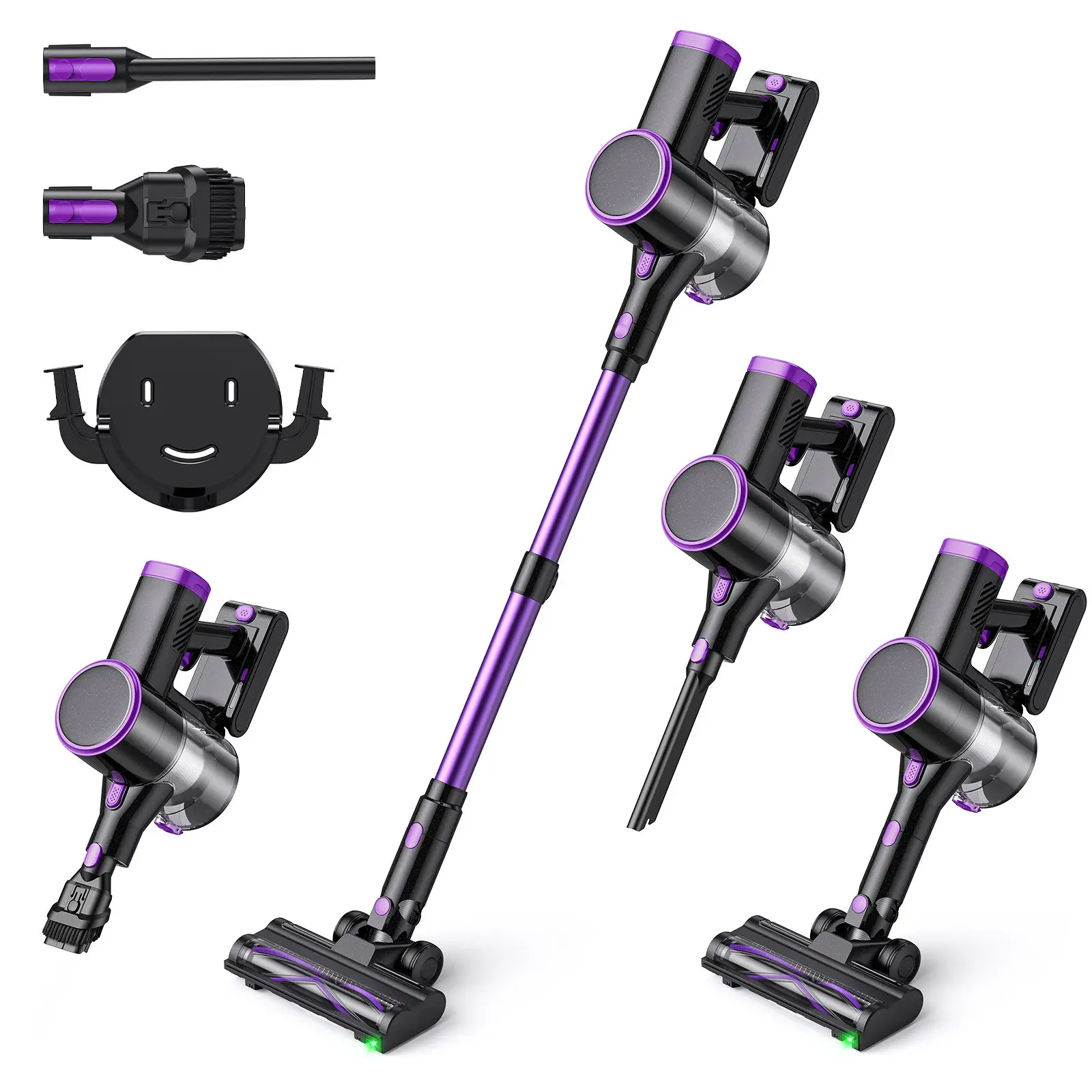 P4 Wireless Vacuum Cleaner, Strong Suction, Ergonomic Design, Dust Detection, Six-Stage Filtration, Large Capacity, Runtime, Rechargeable Vacuum