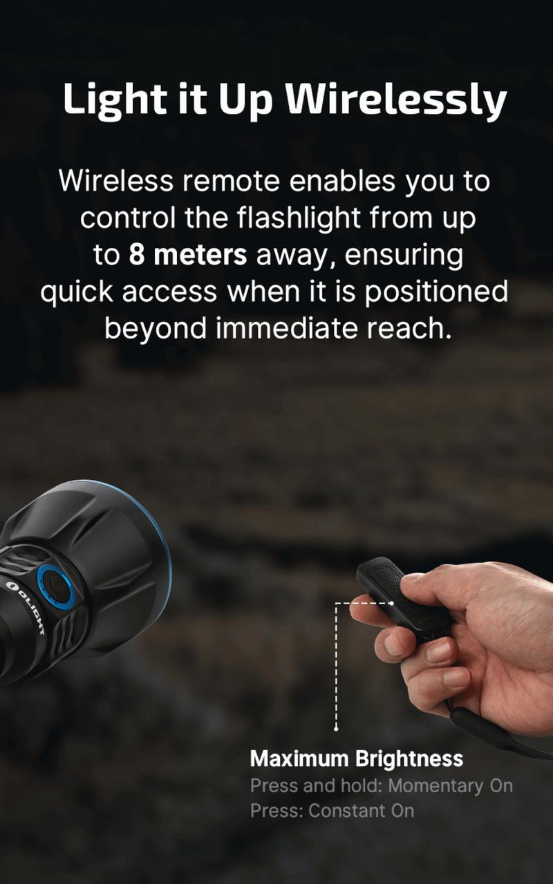 OLIGHT Javelot Turbo 2 Rechargeable Flashlight With 1450-Meter Throw And Wireless Switch