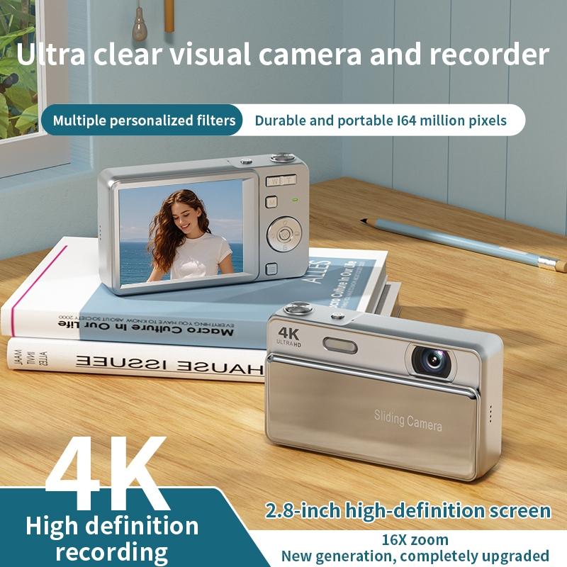 Compact Digital Camera with Auto Focus, 48mp Sensor, 16x Optical Zoom, Ideal for Beginners & Teens, Perfect for Photography, Portable Camera