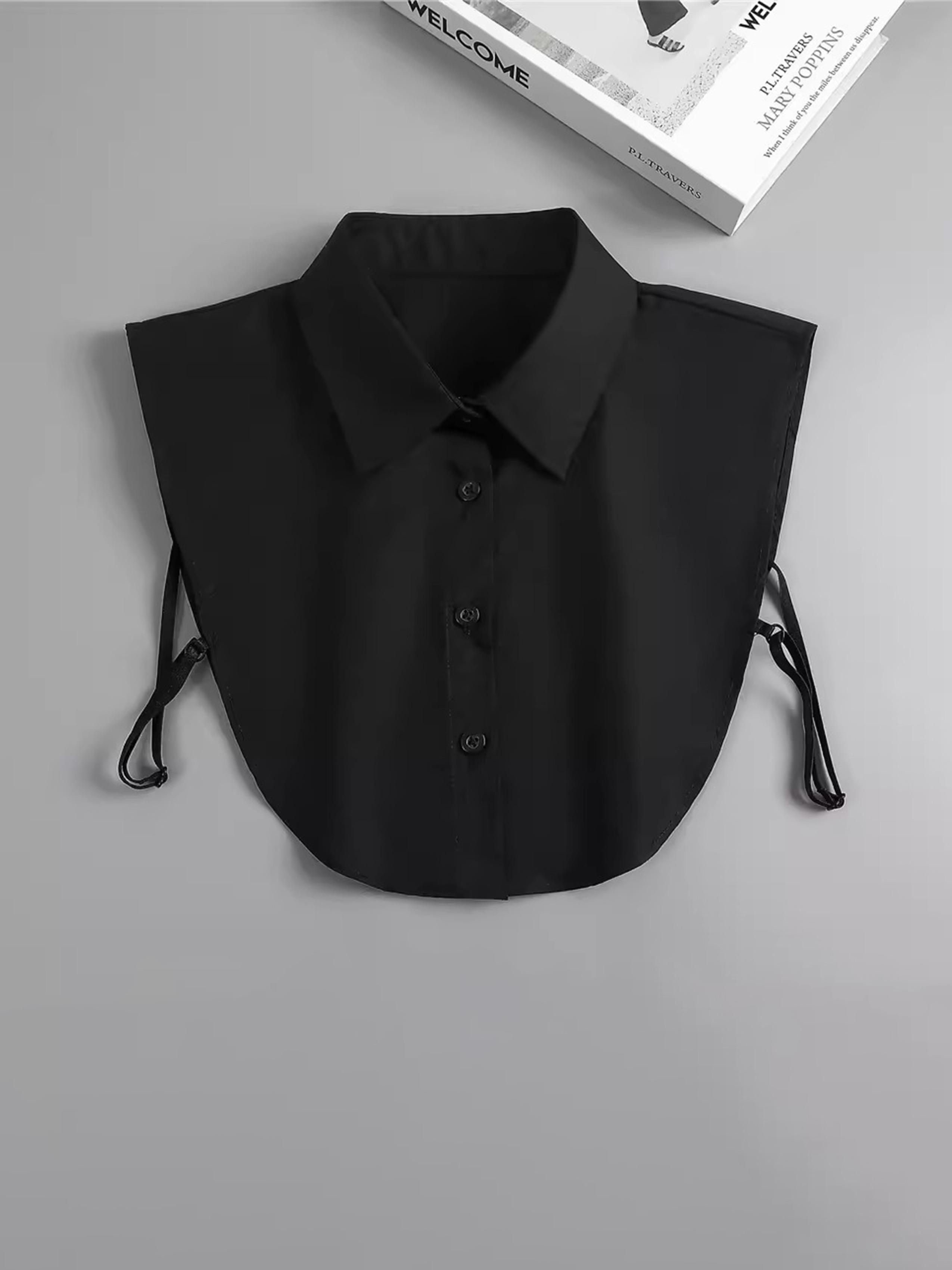 Women's Fashion Detachable Pointed Collar, Versatile Decorative Collar with Polyester Fabric