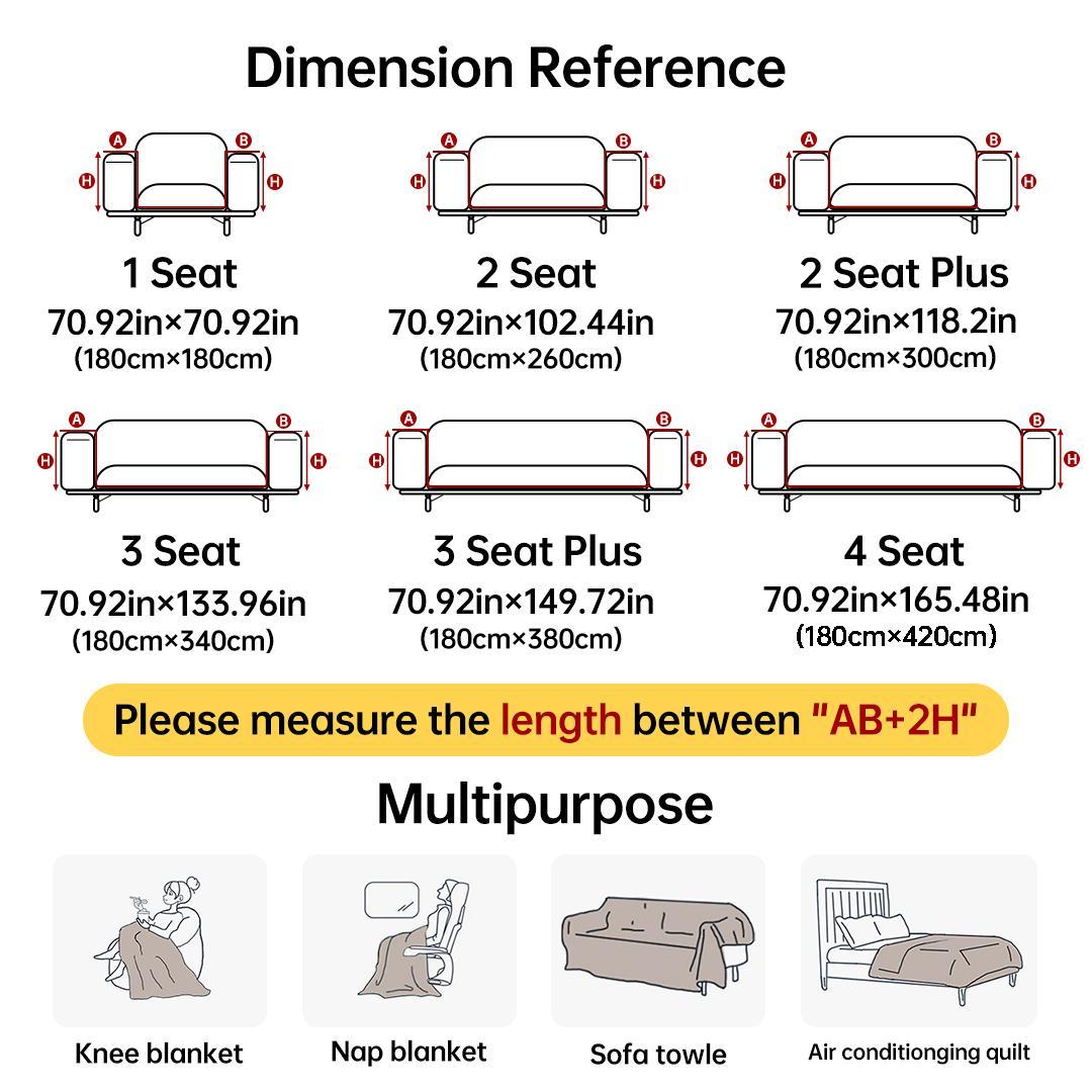 Plant Leaf Pattern Chenille Sofa Cover, 1 Count Soft Slipcover Protector for Living Room Couch, Sofa Decoration Supplies#TOP PICKS