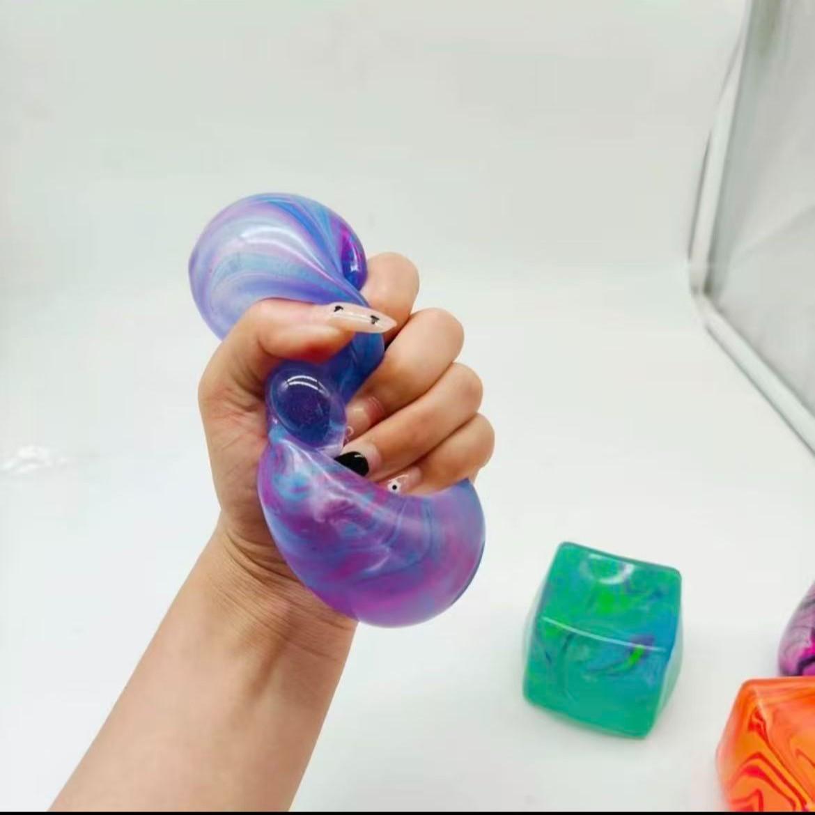 Stress Relief Squishy Toy, Malt Sugar Cube Design, Pressure Release Fun, Perfect for Relaxing Moments, Unique Textured Plaything