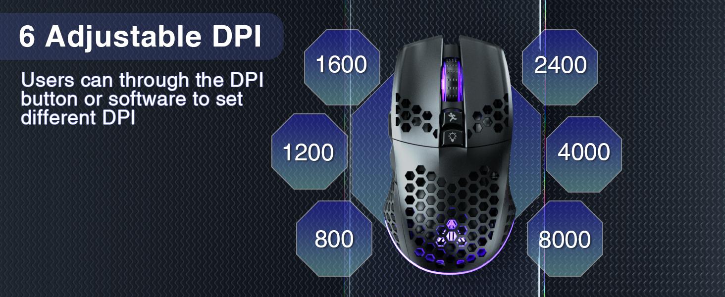 Aula X Solakaka SM600 Wireless RGB Esports Gaming Mouse,Tri-Mode Connection 2.4G/BT5.0/USB, Rechargeable Battery Customizable Dpi Adjustable Multiplatform Compatibility Ergonomic Mouse,Office Desktop Laptop PC Accessories  TikTokShopfalldealsforyou