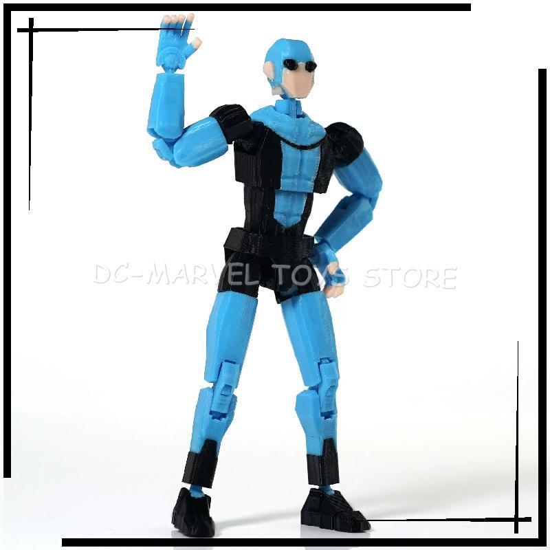 New In Stock 3d Printed Invincible Boy Stripe Mark Light Blue Mark Dummy13 T13 Multi-Jointed Shapeshift Action Figure Toys