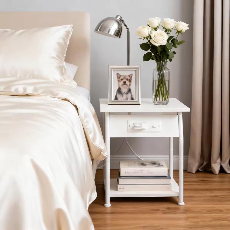 【Prime Day】9 Drawer Dresser for Bedroom, Storage Organizer with 9 Drawers, Chest of Drawers with Fabric Bins, Sturdy Metal Frame, Wood Tabletop for Guest Room, Closet, Entryway, Nursery