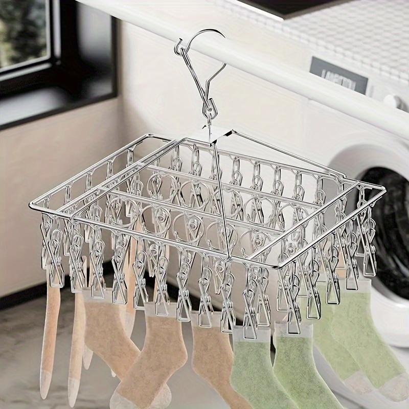 Multi clip style air hangers, sock drying racks, solid thick household sock clips, underwear and sock balcony drying racks