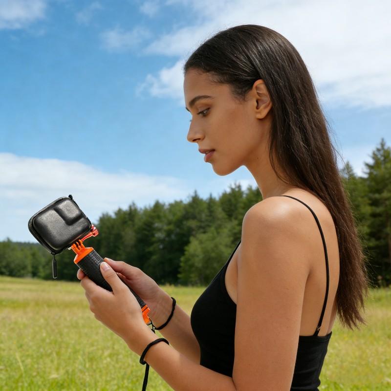 Rammind Storage Protective Case, Carrying Portable for Dji Action 5 Pro 4 3 Gopro Hero 13/12/11/10/9 Eva Mini, Durable & Lightweight Design