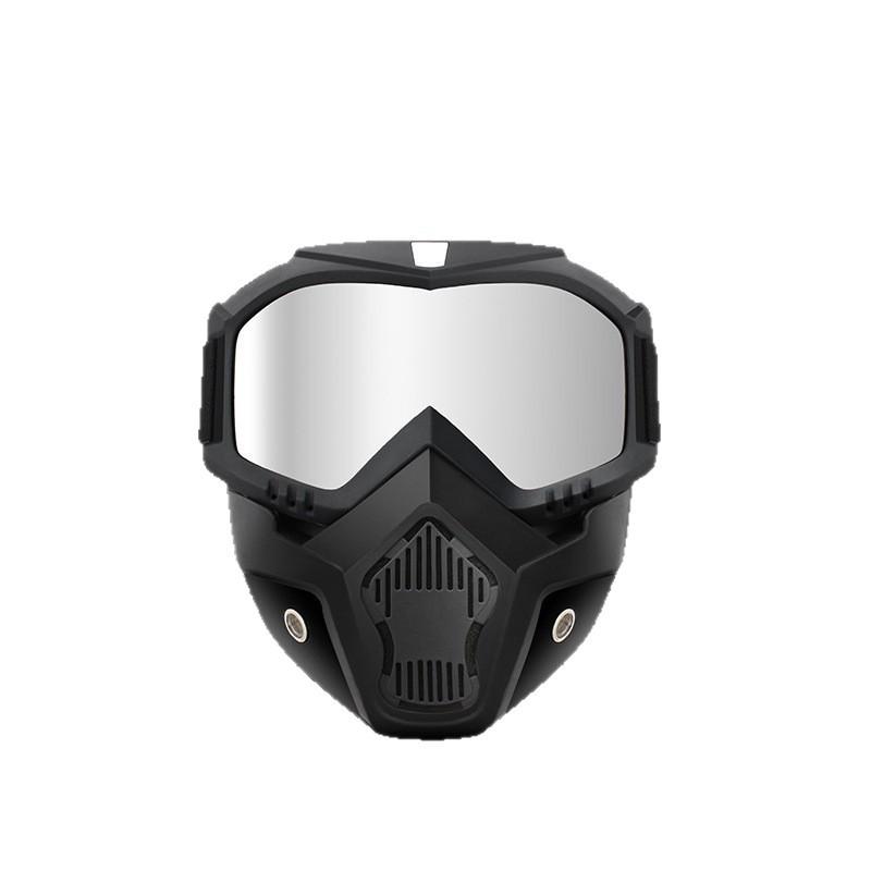 Welding protective mask, anti-splash, anti-glare, heat-insulating, anti-fog, labor protection, construction site work goggles, breathable hole mask