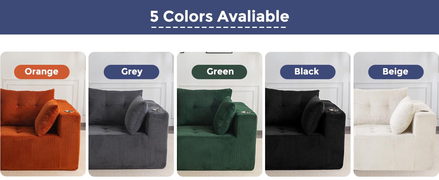 MAXYOYO Loveseat Boneless Cloud Couch, Modular Sectional Sofa Couch for Living Room, Sofa in A Box, Upholstered Cozy Chair with Tufted Craft, No Assembly Required