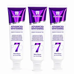 DrWhiten 7-Pro Purple Teeth Whitening Toothpaste, Upgraded Purple Formula with 7 Probiotics, Mint Grape Flavor, Peroxide-Free Formula, Enamel Care Toothpaste for Adults, Long-Lasting Fresh Breath, Daily Oral Care #summervibes