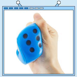 Zomiboo 2 Pcs 2.3'' Large Foam Dice for Classroom Jumbo 6 Sided Giant Dice Casino Party Decoration Squeeze Anxiety Stress Relieve Toy Gifts for Valentine's Day Adults Kids Board Game, Green White