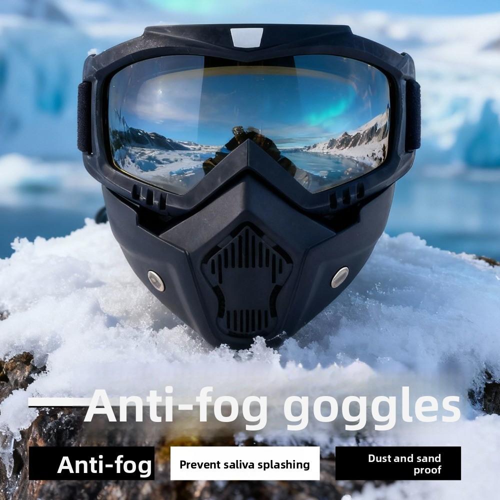 Portable comprehensive protective face mask, integrated anti fog ...