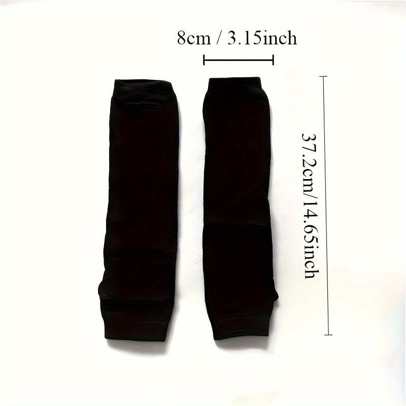 1 Pair of Women's Thermal Arm Sleeves - Winter Thermal Fingerless Gloves, Elastic Arm Warmers for Cosplay Parties, Gym, Commuting - Cold Weather Apparel, - Halloween and Daily Use, Halloween Costume, Gym Wear, Fashionable Design, Snug Fit, Cold