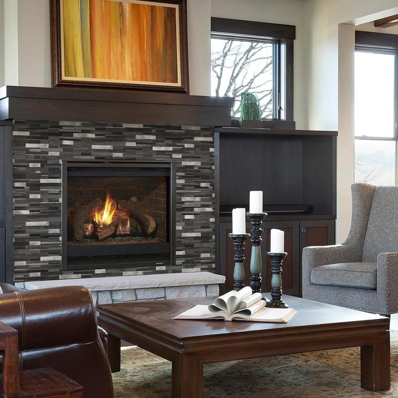 STICKGOO 20Pcs Peel and Stick Backsplash Tile, Stick on Backsplash for Kitchen/Bathroom/RV, Self Adhesive Wall Tiles Marble Pattern Wallpaper