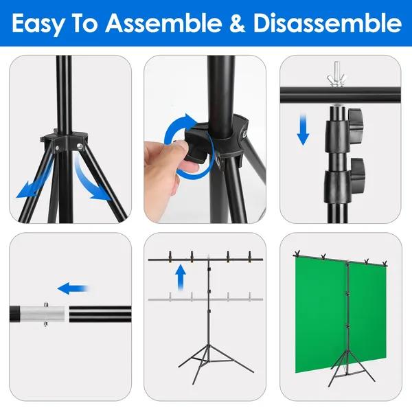 6.5*8.5FT T-Shape Photo Video Backdrop Stand Heavy,6.5*8.5FT T-Shape Photo Video Backdrop Stand Heavy,6.5*8.5FT T-Shape Photo Video Backdrop Stand Heavy