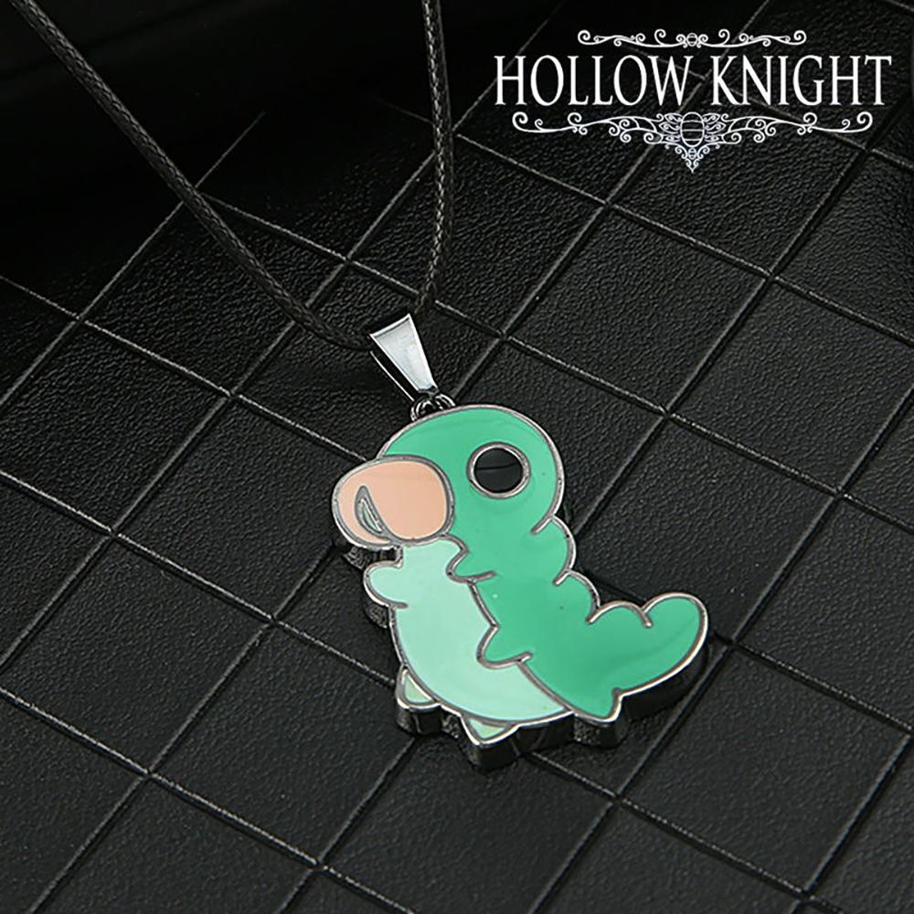 Hollow Knight Unisex Decorative Necklace - Bone Shape Metal Spike Pendant, Edgy Casual Wear Jewelry with Bone Nail Keychain Gift for Men Women