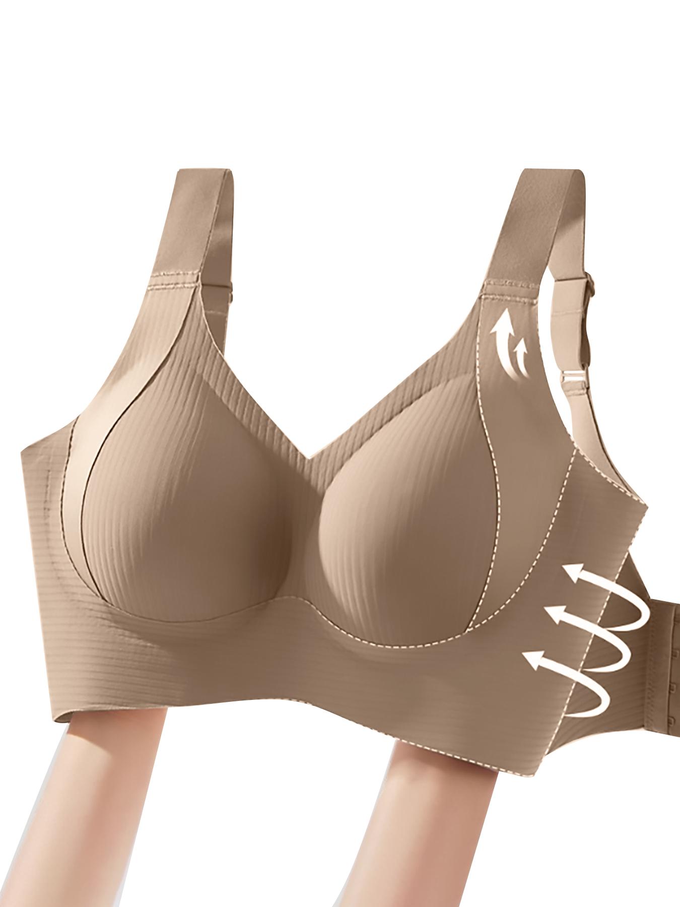 FZ 2/4PCS EssElegance Color Wireless Bras Push Up Bralettes Seamless Bras Full Coverage Bra Women's Wear Comfortable Breathable Cup TikTokShopBacktoSchool