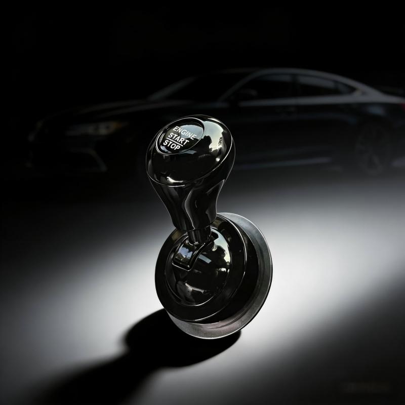 Universal One-Key Start Rod, Car Push Starter Easter Creative Button Cover Joystick, Cool Engine Ignition Car Interior Accessory