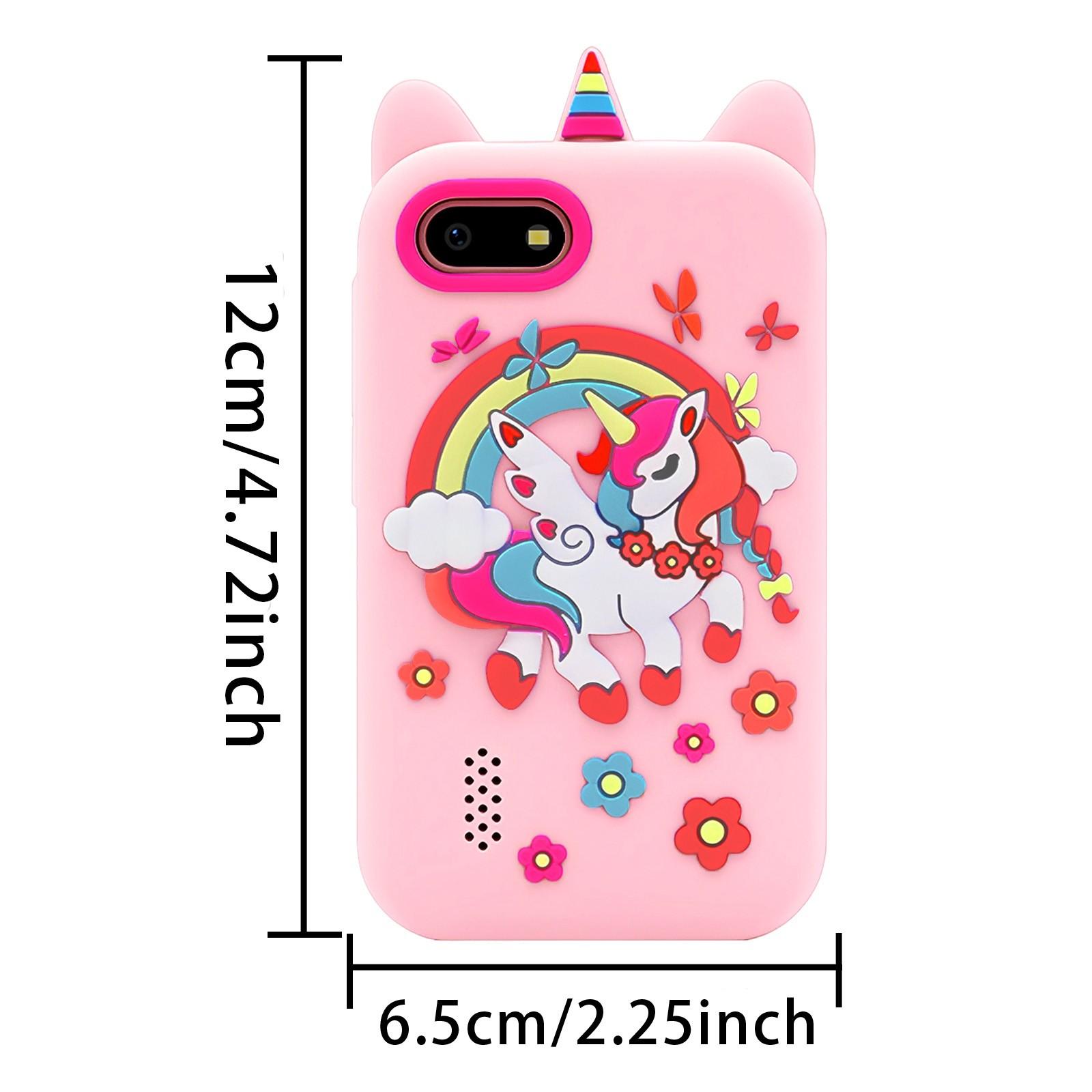 Kids Smart Phone Dual Camera Interactive Toy With 2.8 Inch High Definition Screen Music Player And Learning Games Great Gift For Kids