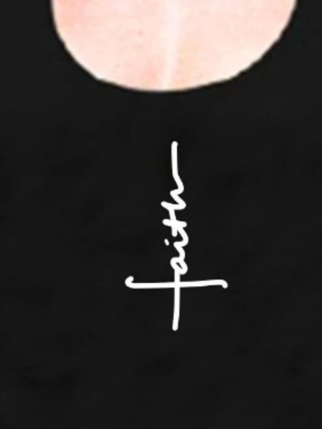 Men's Faith Cross Graphic Tank Top, Sporty Loose-Fit Sleeveless Workout Shirt, Muscle Building Fitness Wear for All Seasons