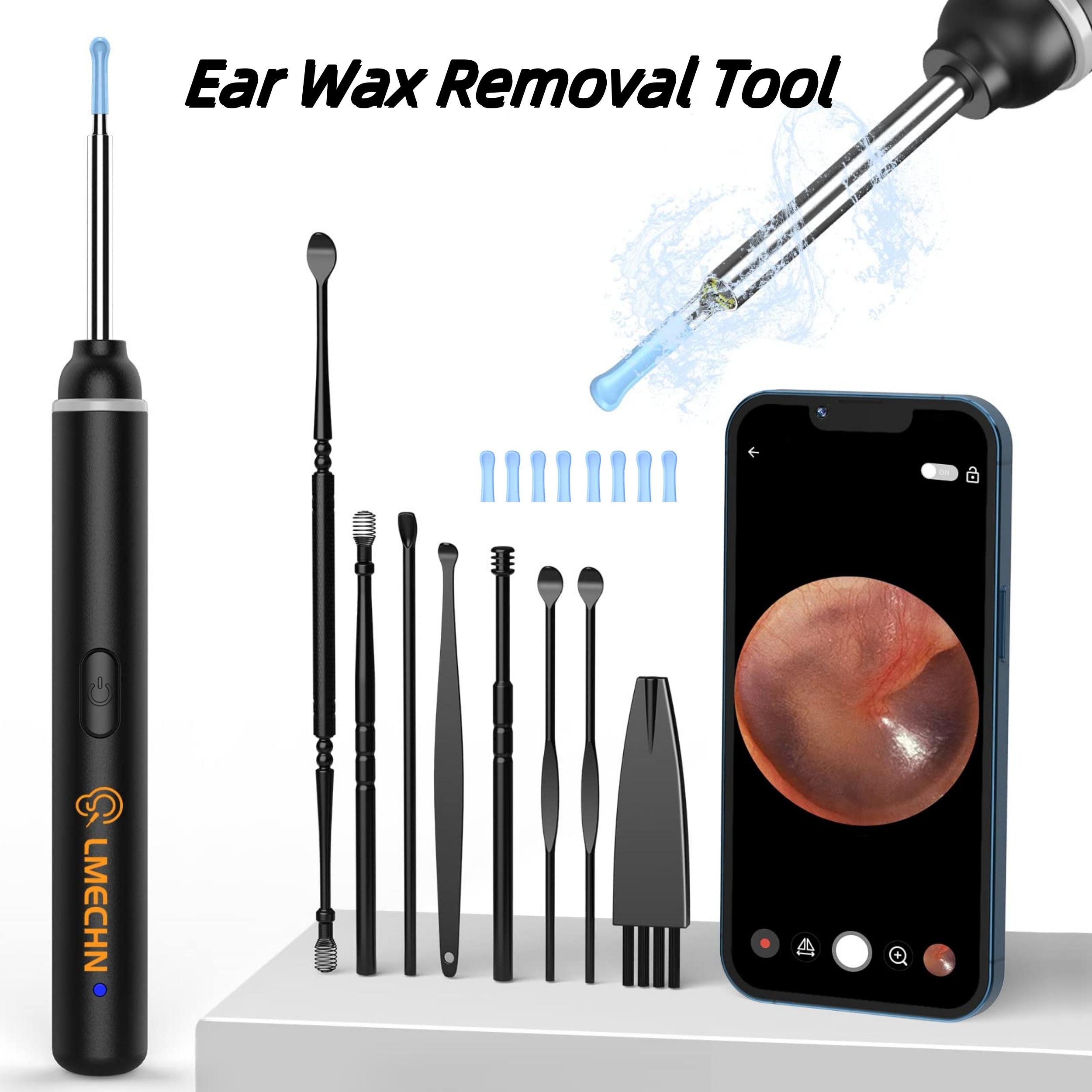Vitcoco 8 Pcs Ear Set,Ear Canal Cleaner with 1920P Camera,Ear Cleaning Kit with 8 Ear Spoon,Ear Wax Removal,Ear Camera for iOS & Android Mother's Day Gifts