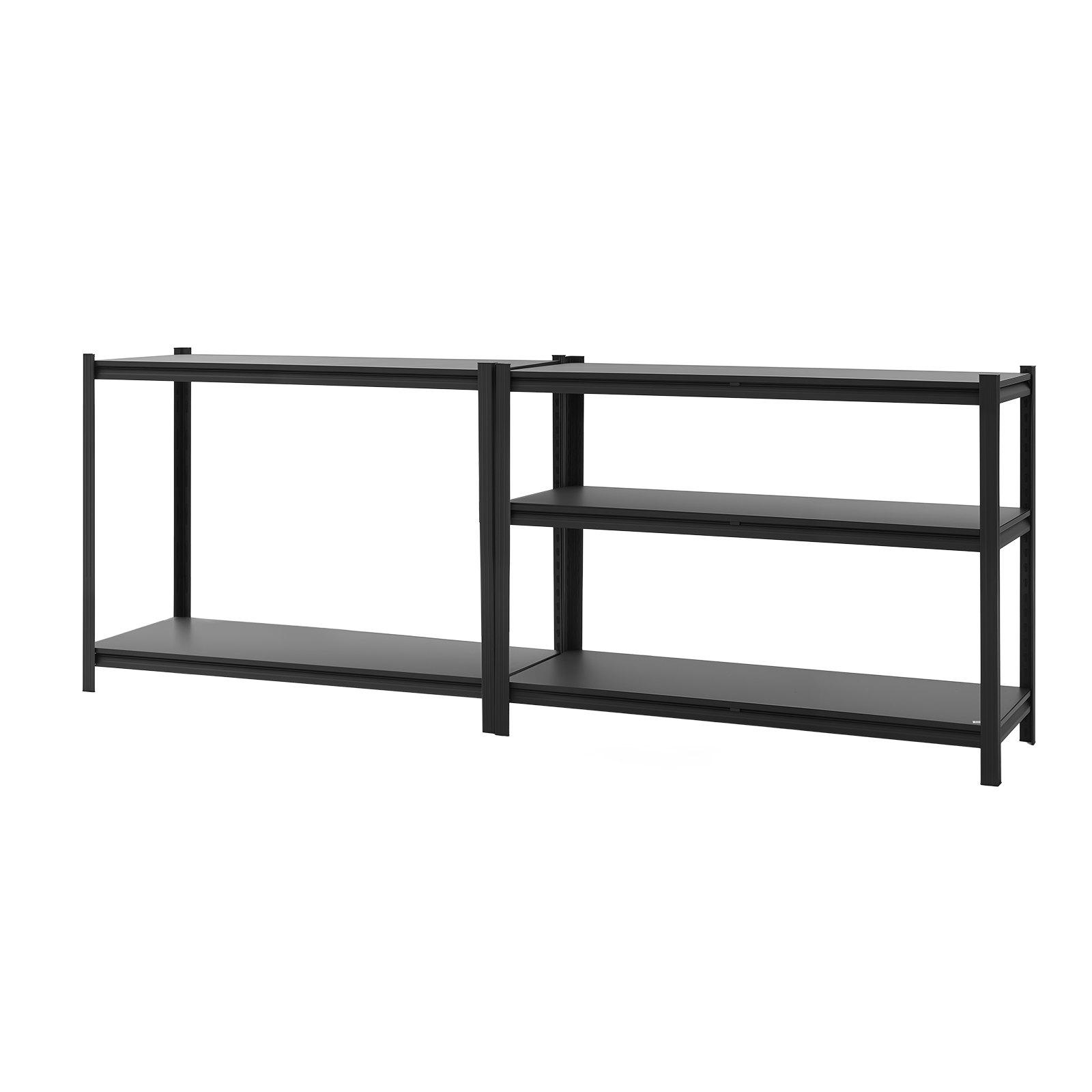 VEVOR Storage Shelves, 5-Tier Adjustable, 2500 lbs Capacity, Heavy Duty Garage Storage Shelving Unit, Metal Utility Rack Shelf, for Garage Warehouse Basement Kitchen, 48.43" W x 18.31" D x 71.38" H VEVOR Storage Shelves, 5-Tier Adjustable, 2500 lbs Capacity, Heavy Duty Garage Storage Shelving Unit, Metal Utility Rack Shelf, for Garage Warehouse Basement Kitchen, 48.43" W x 18.31" D x 71.38" H