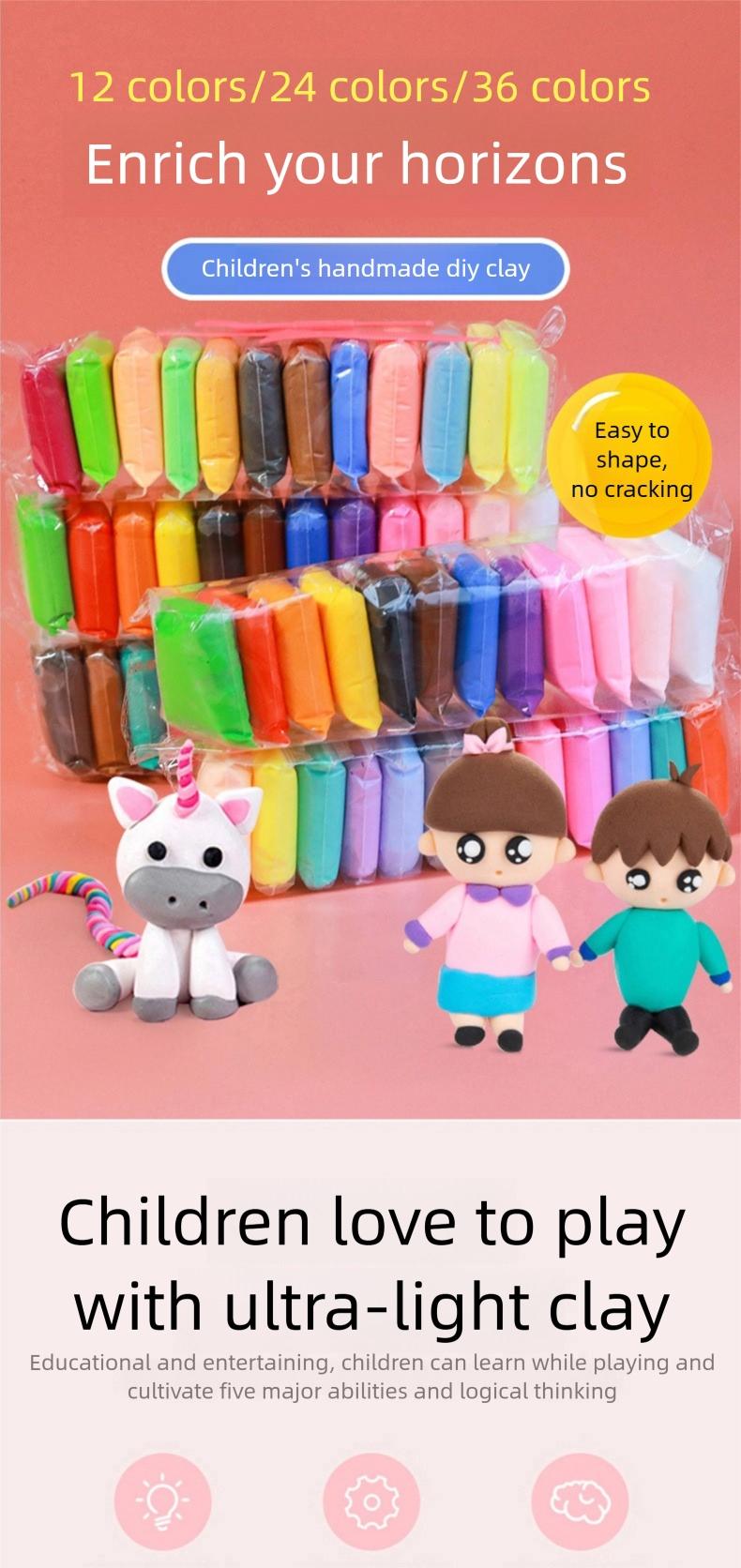 Ultra-light Clay Playdough Toy Space Clay Plasticine Clay Set