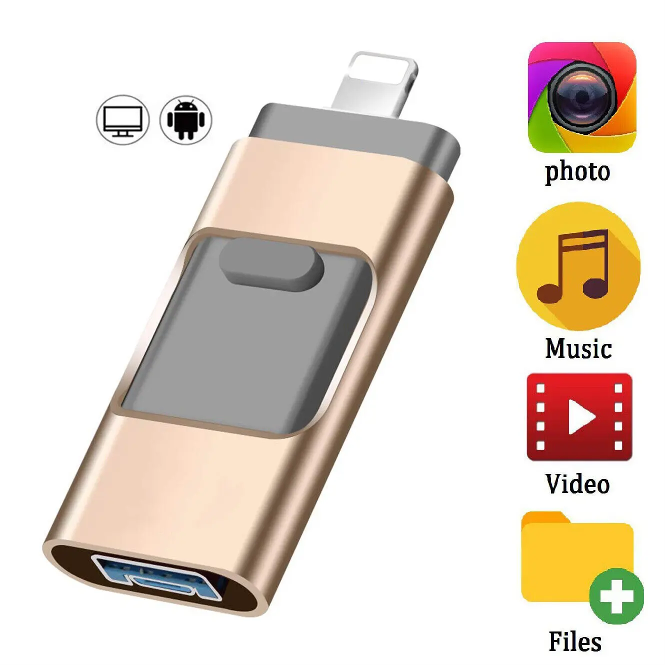 Flash Drive for Type-C & Android OTG, USB 3.0 Memory Stick, 1tb External Storage, Ultra-Fast Photo Stick, Pen Drive for Type-C Phones
