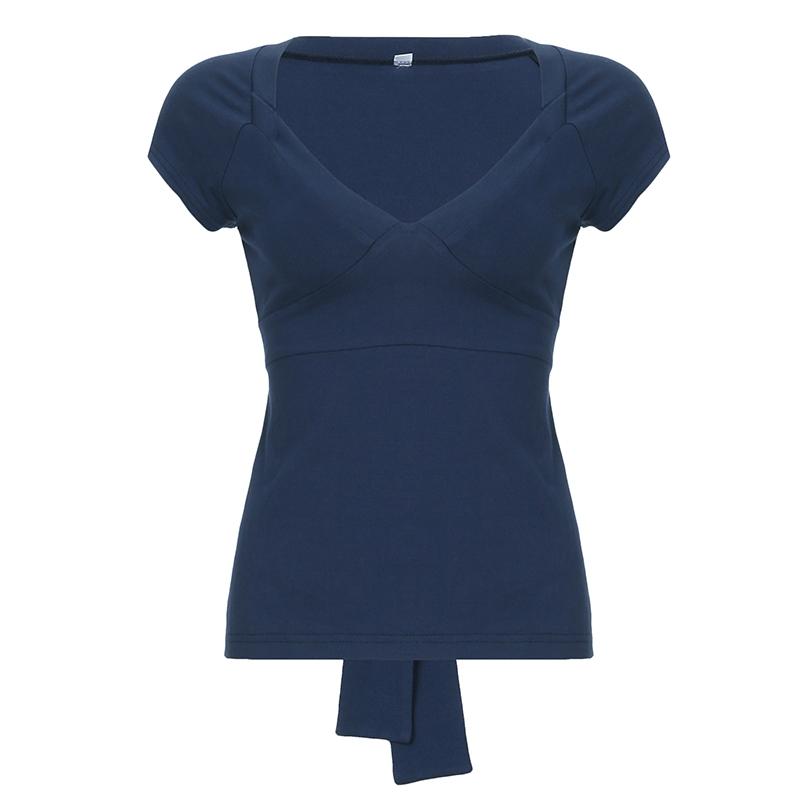 Women's Plain Tee, Casual Short-Sleeve T-Shirt, Ladies' Summer Clothes for Daily Wear