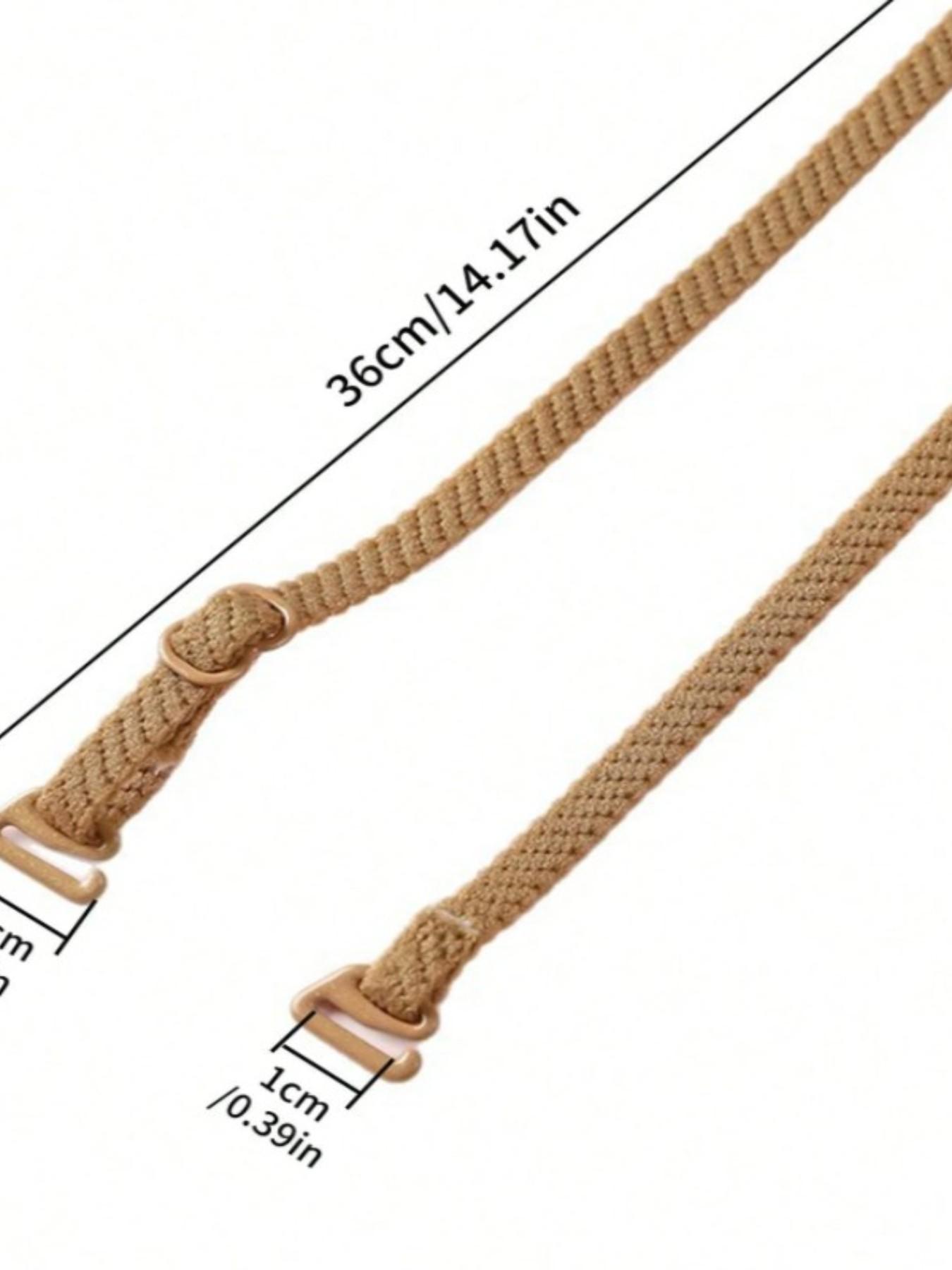 Women's Lingerie Bra Straps Set, 2pcs 0.24 Inch Elastic Design, Invisible & Seamless for Comfortable Wear, Ideal for Everyday Use