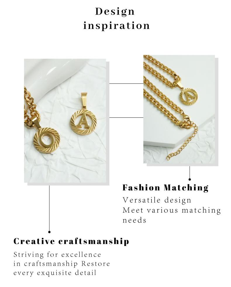 GGIRL Cuban 18K Gold Plated 26 letter Necklace Initial A-Z Cuban Link Chain Necklace for Men Boys Women ,Dainty Trendy Threaded hollow out Letter Pendant  Necklace